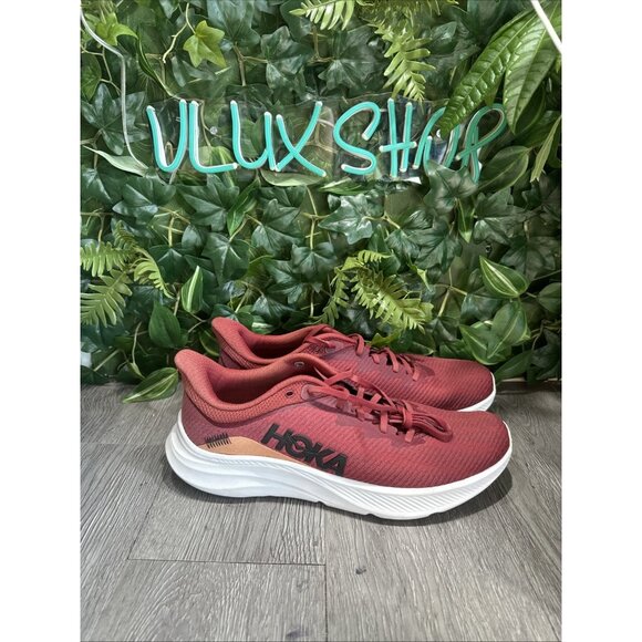 Hoka One One Solimar Cabernet Running Shoes Men Size 12 D Burgundy main image 6